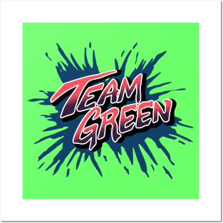 Team Green Posters and Art